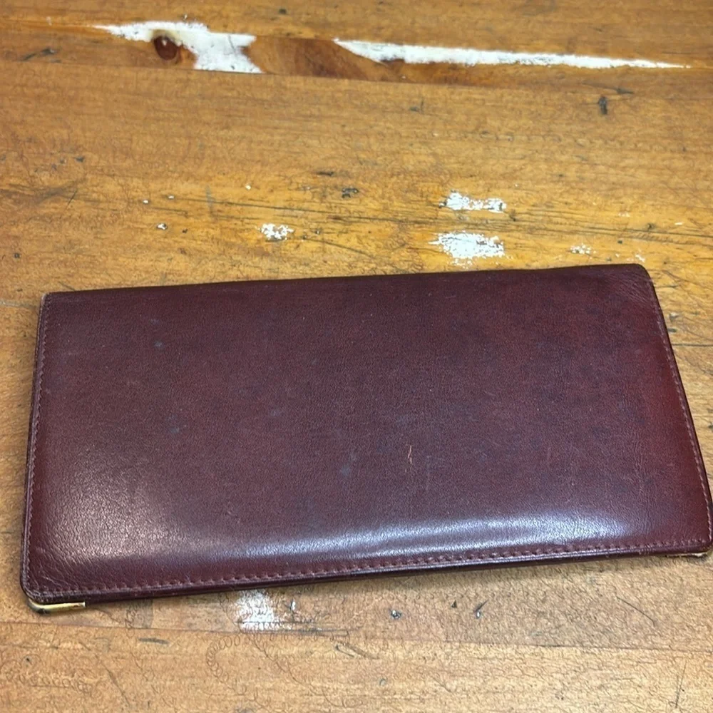 Cartier Bordeaux Long Wallet